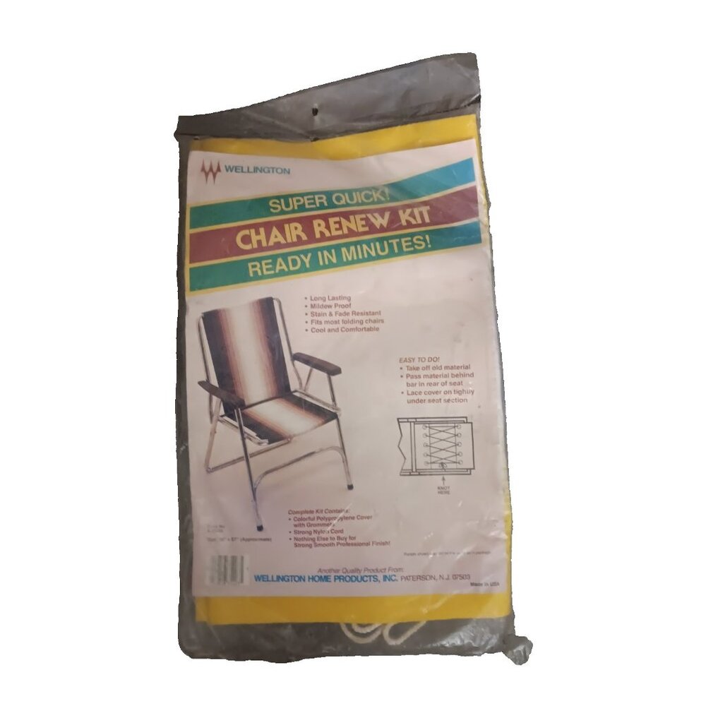 Vintage Super Quick Chair Renew Approx 15 x 67 Yellow Replacement